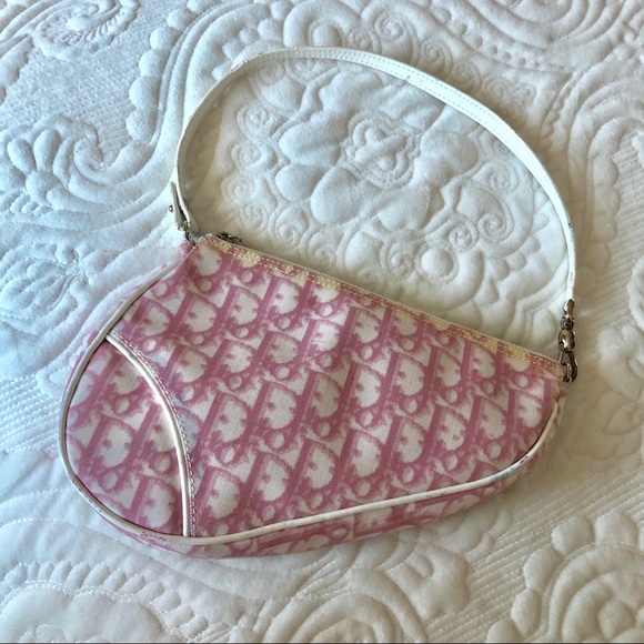 Dior Handbags - SALE 💖Dior Diorissimo mini saddle pink Preowned